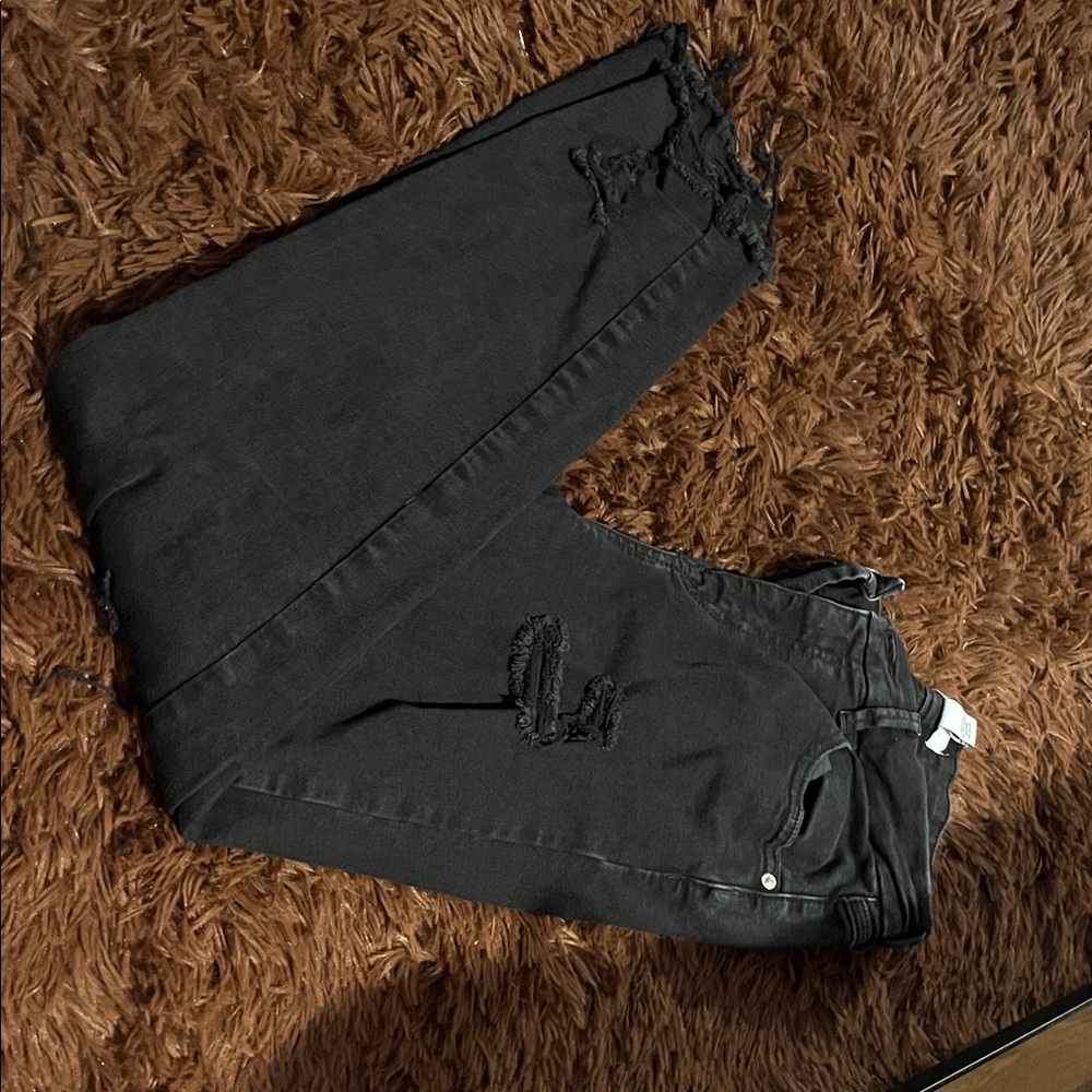 Forever 21 Charcoal Denim Jeans